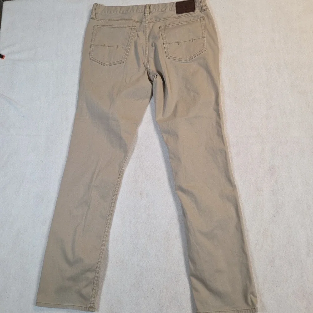 Polo Ralph Lauren Jeans Mens 32x32 Beige Stretch Slim Straight Fit 5 Pocket